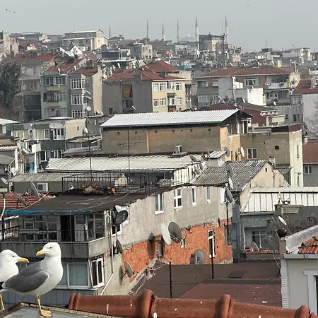 Fatih Merkezi Lokasyon Guzel Teras Manzarasi * Istambul